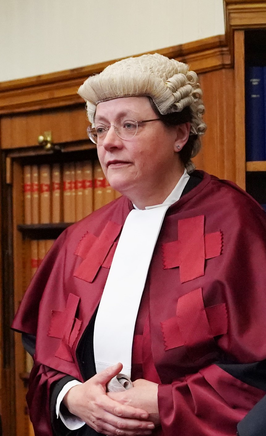 Lady Ross installed as a judge of the supreme court