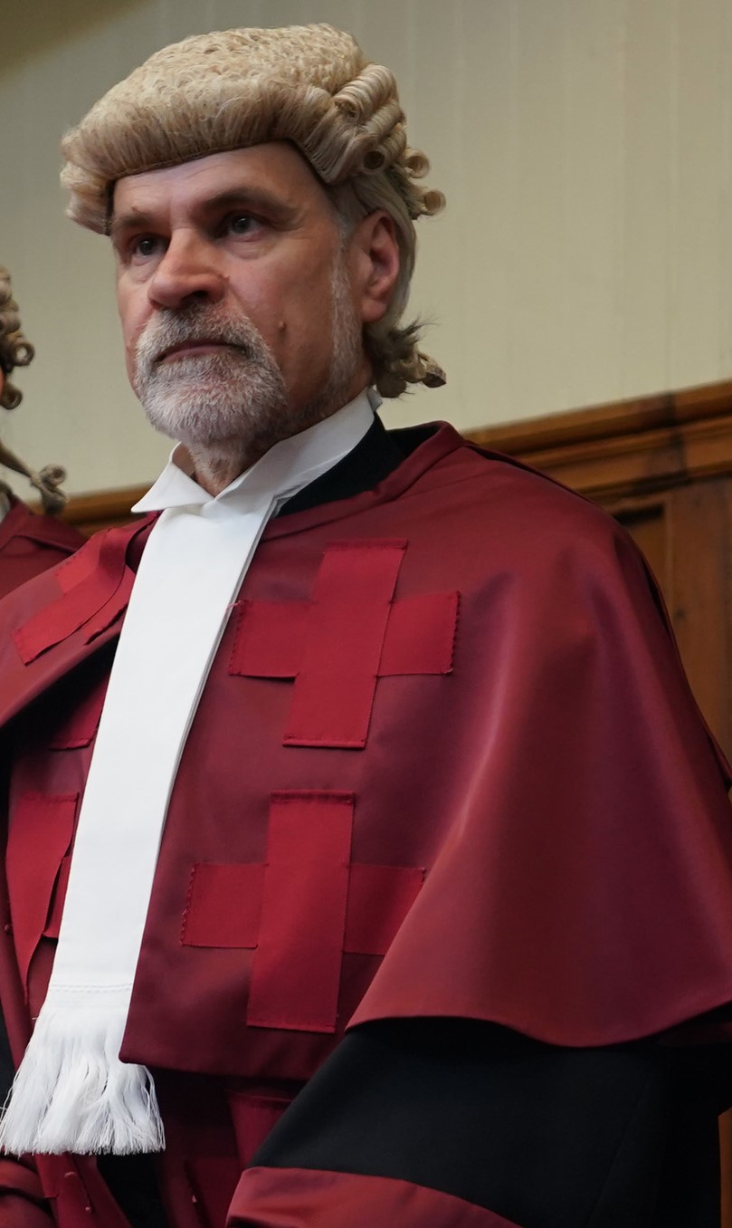 Lord Renucci installed as a judge of the supreme courts