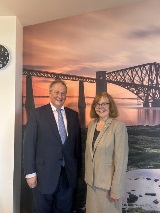 Lord Ericht and the SLCC independent advisory panel Chair – Ann McKechin.