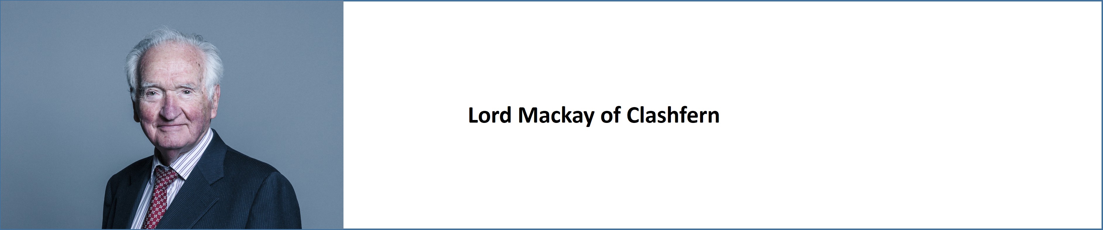 Lord Mackay of Clashfern