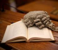 WEB wig and book in court second